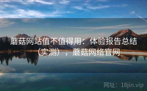 蘑菇网站值不值得用：体验报告总结（实测），蘑菇网络官网