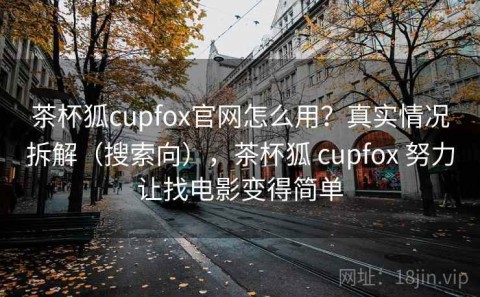 茶杯狐cupfox官网怎么用？真实情况拆解（搜索向），茶杯狐 cupfox 努力让找电影变得简单