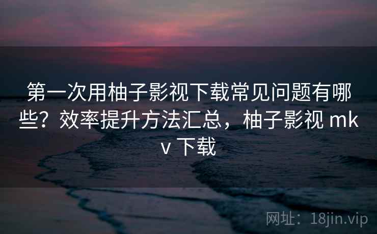 第一次用柚子影视下载常见问题有哪些？效率提升方法汇总，柚子影视 mkv 下载