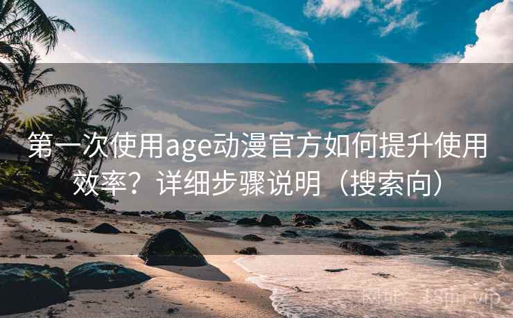 第一次使用age动漫官方如何提升使用效率？详细步骤说明（搜索向）