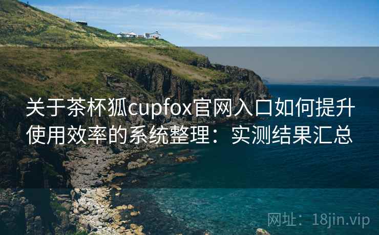 关于茶杯狐cupfox官网入口如何提升使用效率的系统整理：实测结果汇总
