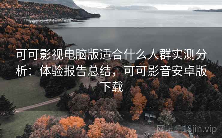 可可影视电脑版适合什么人群实测分析：体验报告总结，可可影音安卓版下载